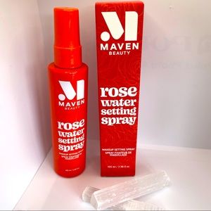 NEW! Maven Beauty Rose Water Setting Spray.